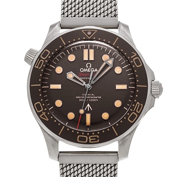 オメガ シーマスター ダイバー300 コーアクシャル マスタークロノメーター 007 210.90.42.20.01.001 ブラウン メンズ 時計 【中古】【wristwatch】
