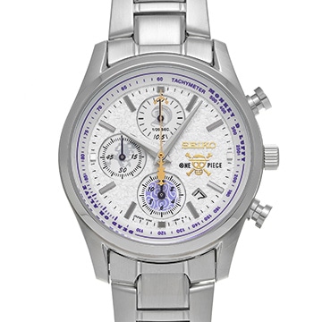 セイコー ワンピース モンキーD・ルフィ ギア5 エディション 7T92-HDH0 シルバー メンズ 時計 【中古】【wristwatch】
