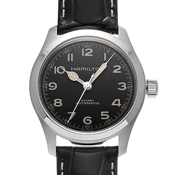 ハミルトン カーキ フィールド マーフ オート H70405730 ブラック メンズ 時計 【中古】【wristwatch】