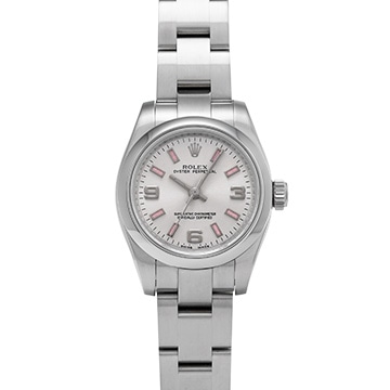 ロレックス オイスターパーペチュアル 26 176200 シルバー レディース 時計 【中古】【wristwatch】