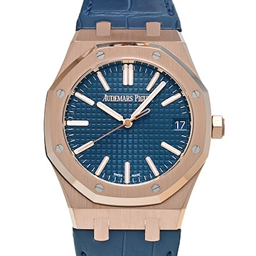 オーデマ ピゲ ロイヤルオーク オートマティック 15510OR.OO.D315CR.02 ブルー メンズ 時計 【中古】【wristwatch】