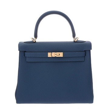 エルメス ケリー 25 内縫い ブルータイ トゴ レディース バッグ 【未使用】【bag】