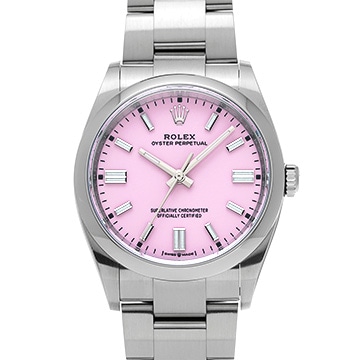 ロレックス オイスターパーペチュアル 36 126000 キャンディピンク メンズ 時計 【中古】【wristwatch】