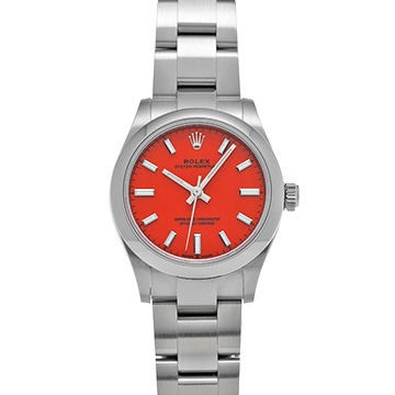 ロレックス オイスターパーペチュアル 31 277200 コーラルレッド ユニセックス 時計 【中古】【wristwatch】