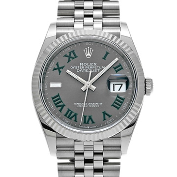 ロレックス デイトジャスト 36 126234 スレート メンズ 時計 【中古】【wristwatch】