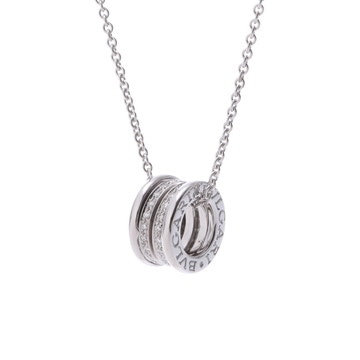 ブルガリ B.ZERO1 ネックレス シルバー K18ホワイトゴールド WG レディース ジュエリー 【中古】【jewelry】
