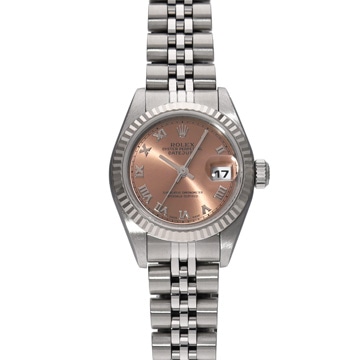 ロレックス デイトジャスト 79174 ピンク レディース 時計 【中古】【wristwatch】