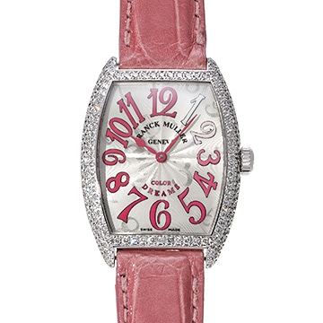 フランクミュラー トノウカーベックス プティ カラードリーム 7502QZD シルバー レディース 時計 【中古】【wristwatch】