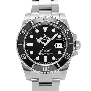 ロレックス サブマリーナ デイト 116610LN ブラック メンズ 時計 【中古】【wristwatch】