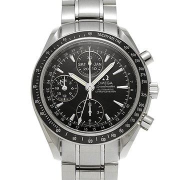 オメガ スピードマスター トリプルカレンダー 3220.50 ブラック メンズ 時計 【中古】【wristwatch】