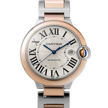 カルティエ バロンブルー W2BB0004 シルバー メンズ 時計 【中古】【wristwatch】