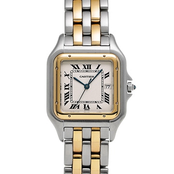 カルティエ パンテール LM W25027B6 シルバー メンズ 時計 【中古】【wristwatch】