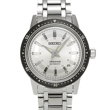 セイコー プレサージュ スタイル 60s SARY167 シルバー メンズ 時計 【中古】【wristwatch】
