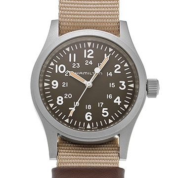 ハミルトン カーキ フィールド メカニカル H69439901 ブラウン メンズ 時計 【中古】【wristwatch】
