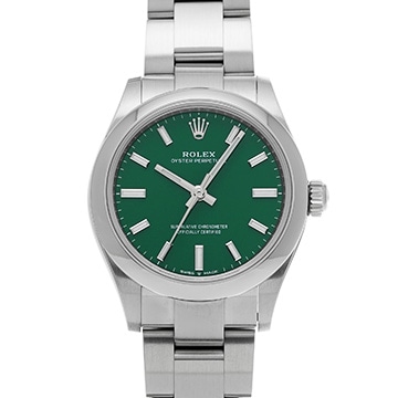 ロレックス オイスターパーペチュアル 31 277200 グリーン ユニセックス 時計 【中古】【wristwatch】