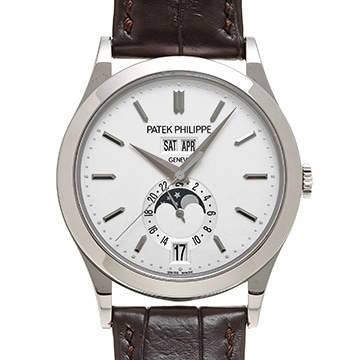 パテック フィリップ アニュアルカレンダー ムーンフェイズ 5396G-011 シルバー メンズ 時計 【中古】【wristwatch】