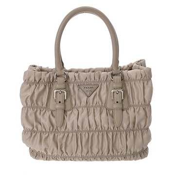 プラダ 2WAY グレー BN1336 ナイロン/レザー レディース バッグ 【中古】【bag】
