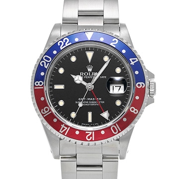 ロレックス GMTマスター 16700 ブラック メンズ 時計 【中古】【wristwatch】