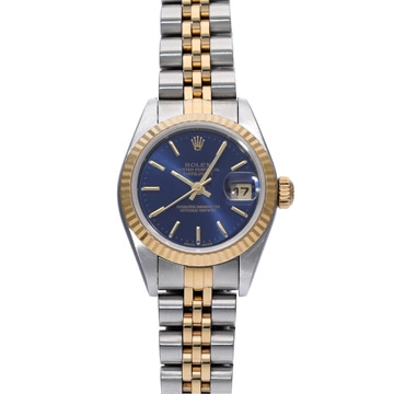 ロレックス デイトジャスト 79173 ブルー レディース 時計 【中古】【wristwatch】
