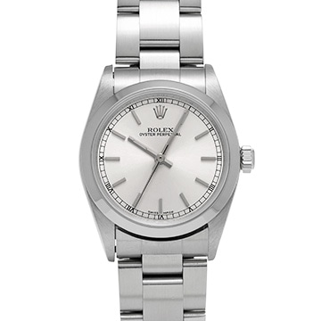ロレックス オイスターパーペチュアル 77080 シルバー ユニセックス 時計 【中古】【wristwatch】