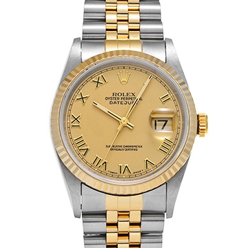ロレックス デイトジャスト 16233 シャンパン メンズ 時計 【中古】【wristwatch】
