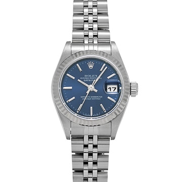 ロレックス デイトジャスト 79174 ブルー レディース 時計 【中古】【wristwatch】