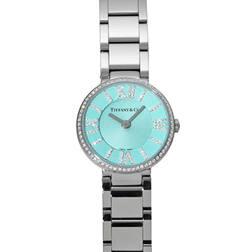 ティファニー アトラス 2ハンド 63320811 ティファニーブルー/ダイヤモンド レディース 時計 【中古】【wristwatch】