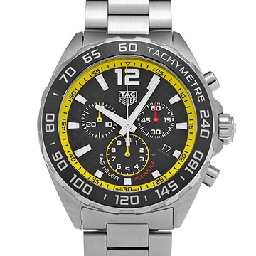 タグ ホイヤー フォーミュラ1 クォーツ クロノグラフ CAZ101AC.BA0842 ブラック メンズ 時計 【中古】【wristwatch】