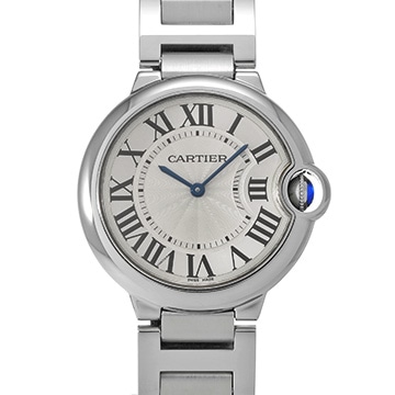カルティエ バロンブルー ドゥ カルティエ 36mm W69011Z4 シルバー ユニセックス 時計 【中古】【wristwatch】