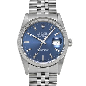 ロレックス デイトジャスト 16234 ブルー メンズ 時計 【中古】【wristwatch】