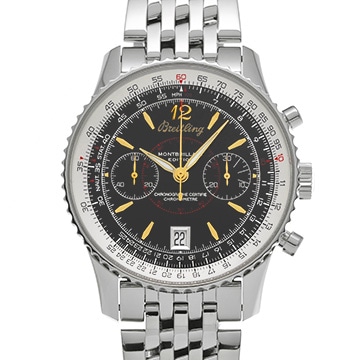 ブライトリング モンブリラン エディション A483B76NP ブラック/シルバー メンズ 時計 【中古】【wristwatch】