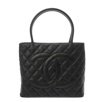 シャネル マトラッセ 復刻トート ブラック A01804 キャビアスキン レディース バッグ 【中古】【bag】