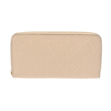 ルイ ヴィトン モノグラムアンプラント ジッピーウォレット クレーム M82212 レザー ユニセックス 財布 【中古】【purse】
