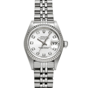 ロレックス デイトジャスト 79174G シルバー/ダイヤモンド レディース 時計 【中古】【wristwatch】