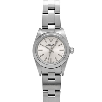 ロレックス オイスターパーペチュアル 76080 シルバー レディース 時計 【中古】【wristwatch】