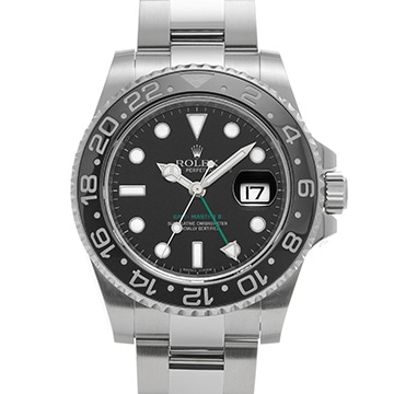 ロレックス GMTマスターII 116710LN ブラック メンズ 時計 【中古】【wristwatch】