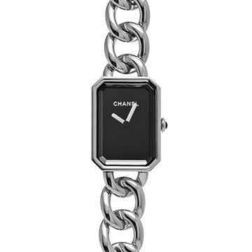 シャネル プルミエール H3250 ブラック レディース 時計 【中古】【wristwatch】