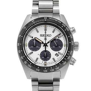 セイコー プロスペックス スピードタイマー SBDL085 ホワイト/ブラック メンズ 時計 【中古】【wristwatch】