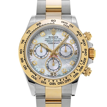 ロレックス コスモグラフ デイトナ 116503NG ホワイトシェル/ダイヤモンド メンズ 時計 【中古】【wristwatch】