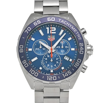 タグ ホイヤー フォーミュラ1 クォーツ クロノグラフ CAZ1014.BA0842 ブルー メンズ 時計 【中古】【wristwatch】