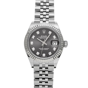 ロレックス レディ デイトジャスト 28 279174G グレー/ダイヤモンド レディース 時計 【中古】【wristwatch】