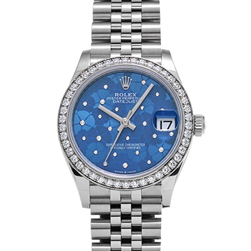 ロレックス デイトジャスト 31 278384RBR ブルーフローラル/ダイヤモンド ユニセックス 時計 【新品】【wristwatch】