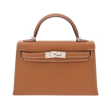 エルメス ミニケリー2 2WAY ゴールド ヴォーエプソン レディース バッグ 【中古】【bag】
