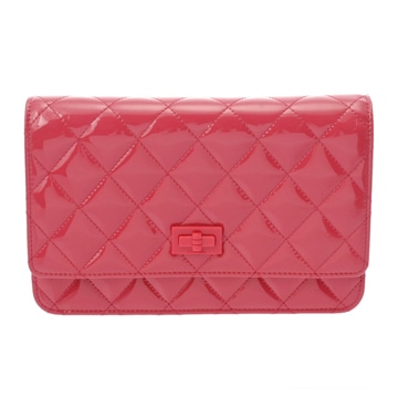 シャネル マトラッセ チェーンウォレット 2.55 ピンク A69206 パテントカーフ レディース バッグ 【中古】【bag】