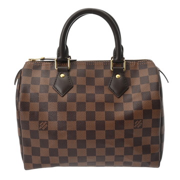 ルイ ヴィトン ダミエ スピーディ 25 新型 エベヌ N41365 ダミエキャンバス ユニセックス バッグ 【中古】【bag】