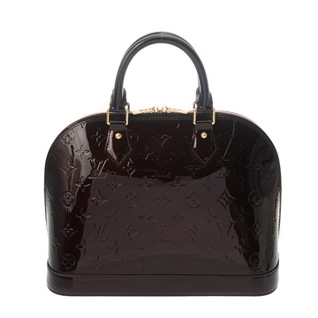 ルイ ヴィトン モノグラムヴェルニ アルマ PM アマラント M91611 ヴェルニ レディース バッグ 【中古】【bag】