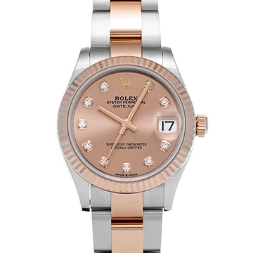 ロレックス デイトジャスト 31 278271G ロゼカラー/ダイヤモンド レディース 時計 【中古】【wristwatch】