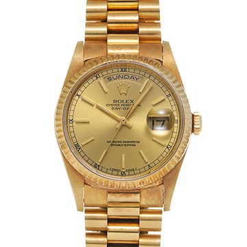 ロレックス デイデイト 18238 シャンパン メンズ 時計 【中古】【wristwatch】