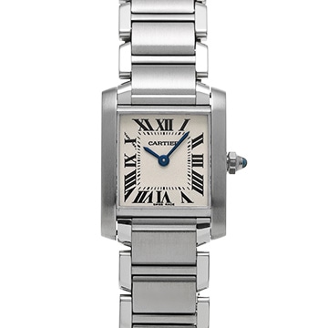 カルティエ タンクフランセーズ SM　 W51008Q3 シルバー レディース 時計 【中古】【wristwatch】