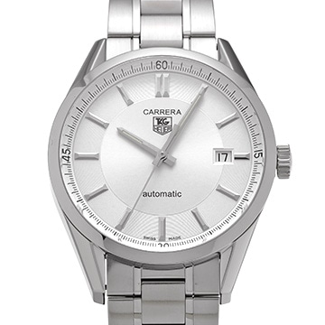 タグ ホイヤー カレラ キャリバー5 WV211A.BA0787 シルバー メンズ 時計 【中古】【wristwatch】
